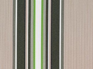 Toile de Rechange en Polyester Multirayures - 4,5m x 3m avec Lambrequin inlus